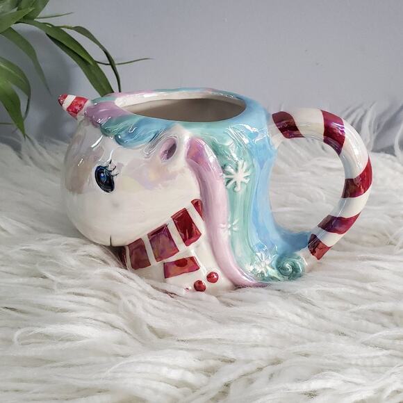 Unicorn Iridescent Coffee Tea Mug - Picture 2 of 14